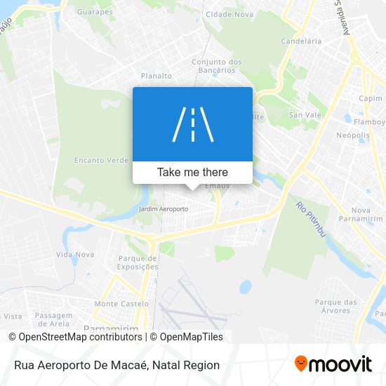 Rua Aeroporto De Macaé map