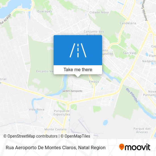 Rua Aeroporto De Montes Claros map