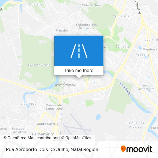 Rua Aeroporto Dois De Julho map