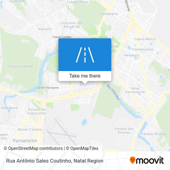 Rua Antônio Sales Coutinho map