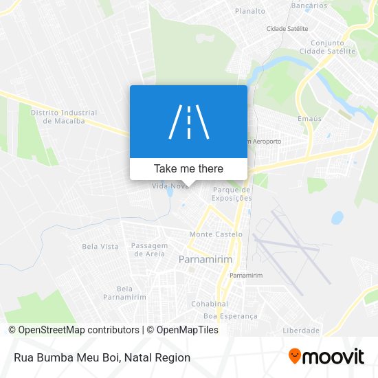 Rua Bumba Meu Boi map