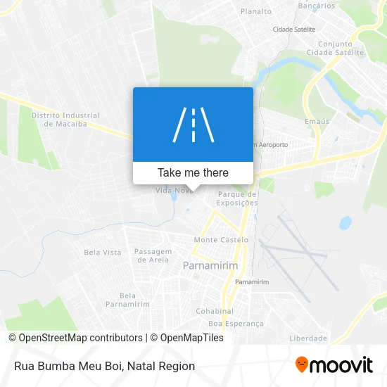 Rua Bumba Meu Boi map