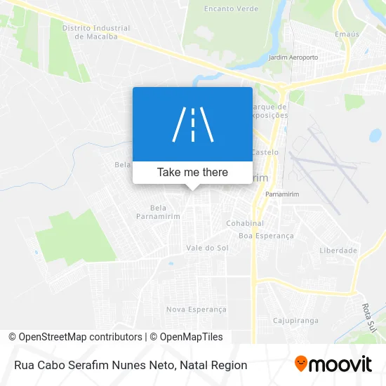 Rua Cabo Serafim Nunes Neto map