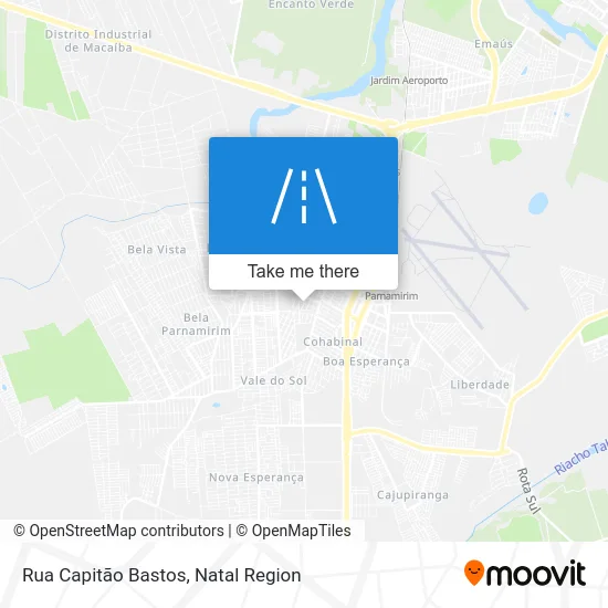 Rua Capitão Bastos map