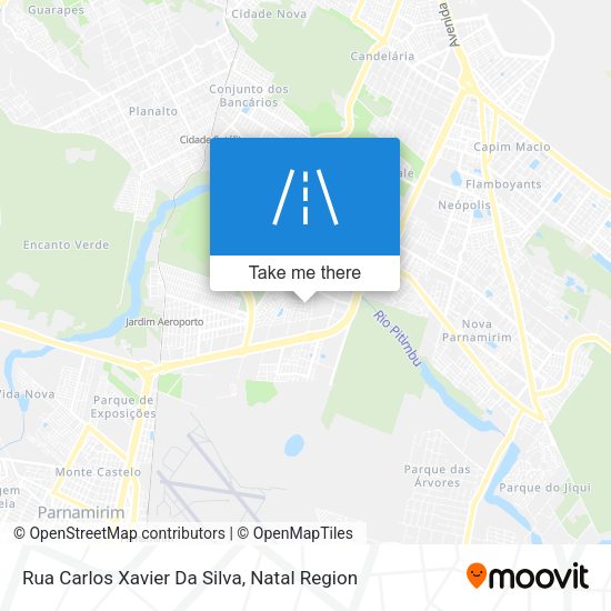Rua Carlos Xavier Da Silva map