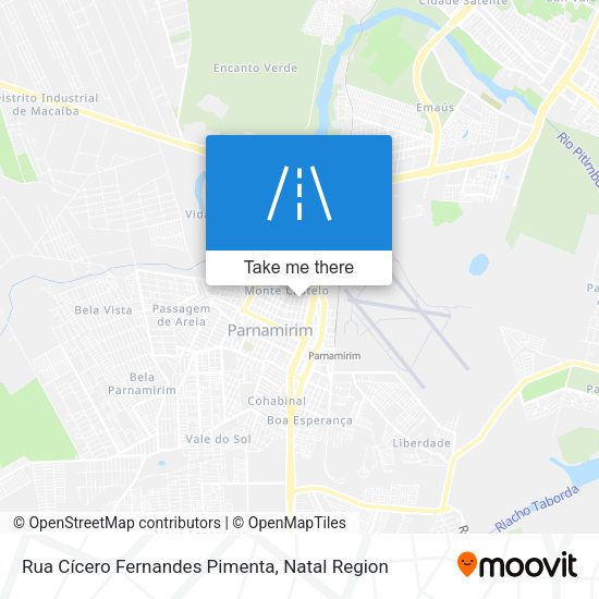 Rua Cícero Fernandes Pimenta map