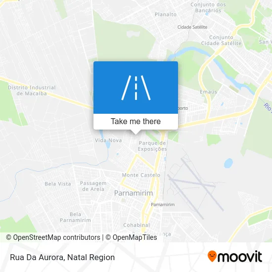 Rua Da Aurora map