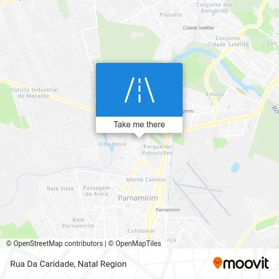 Rua Da Caridade map