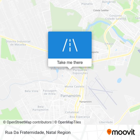 Rua Da Fraternidade map