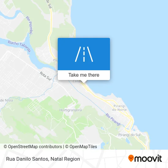Rua Danilo Santos map
