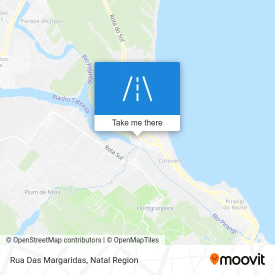 Rua Das Margaridas map