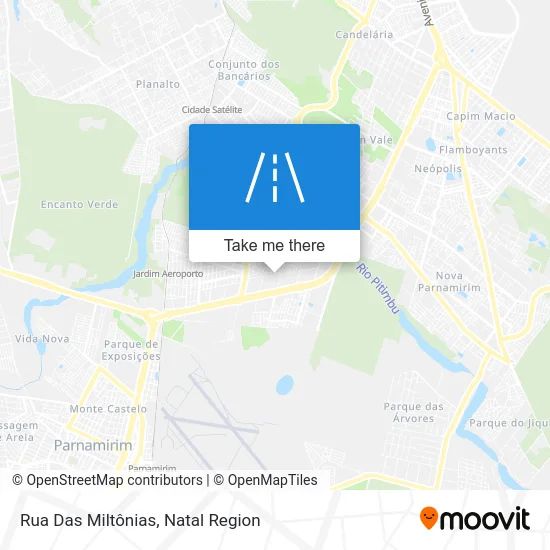 Rua Das Miltônias map