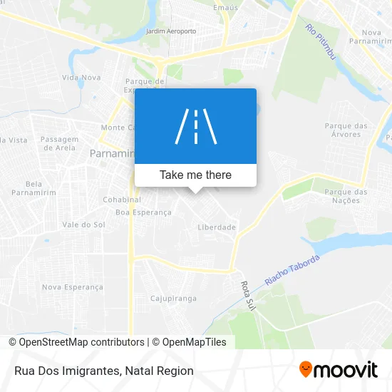 Rua Dos Imigrantes map