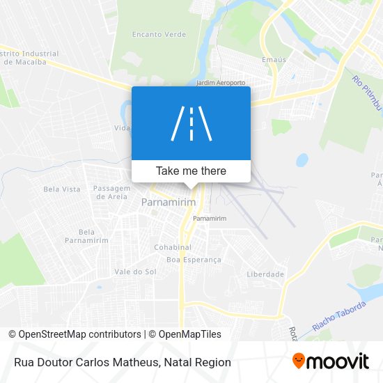Rua Doutor Carlos Matheus map