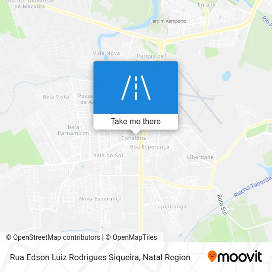 Rua Edson Luiz Rodrigues Siqueira map