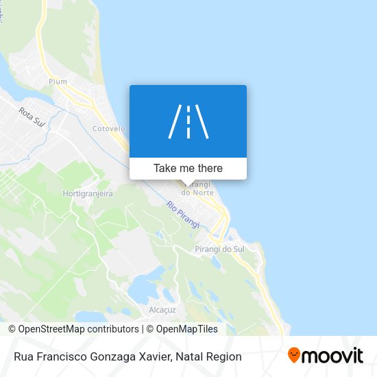 Rua Francisco Gonzaga Xavier map