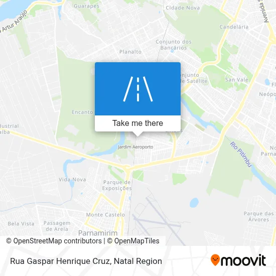Rua Gaspar Henrique Cruz map