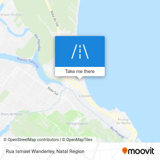 Rua Ismael Wanderley map