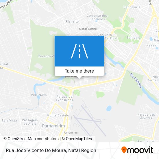 Rua José Vicente De Moura map