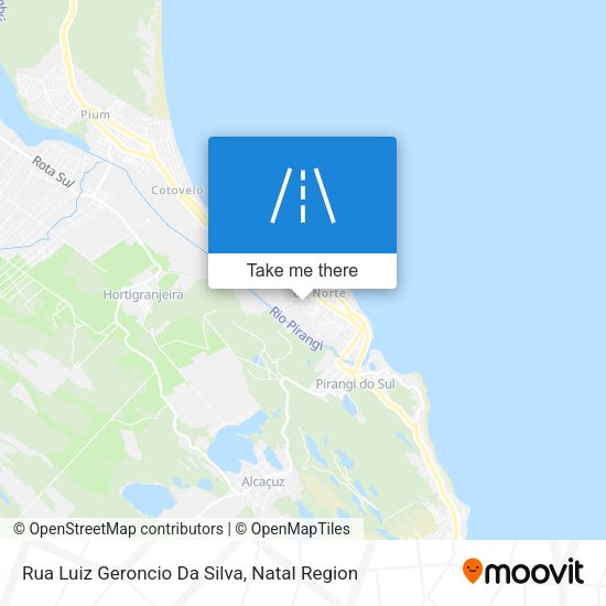 Rua Luiz Geroncio Da Silva map