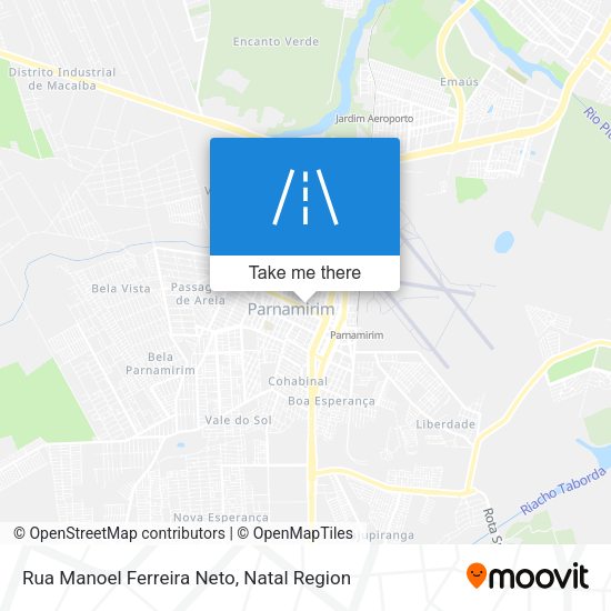 Rua Manoel Ferreira Neto map