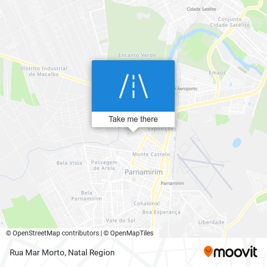 Rua Mar Morto map