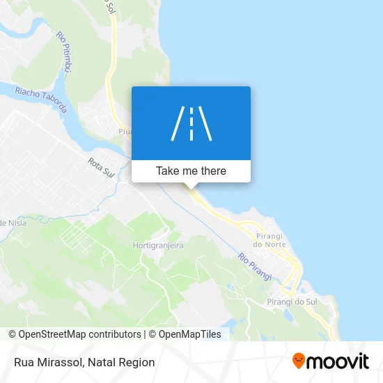 Rua Mirassol map