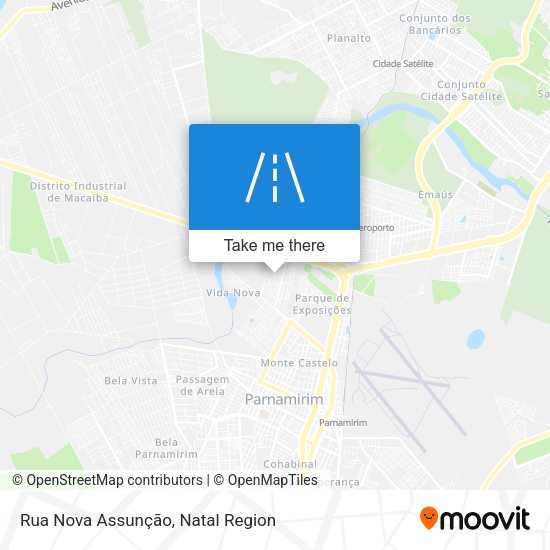 Rua Nova Assunção map