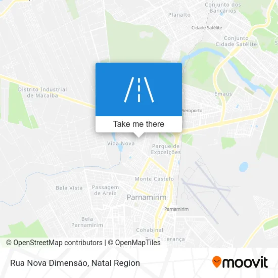 Rua Nova Dimensão map