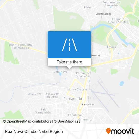 Rua Nova Olinda map