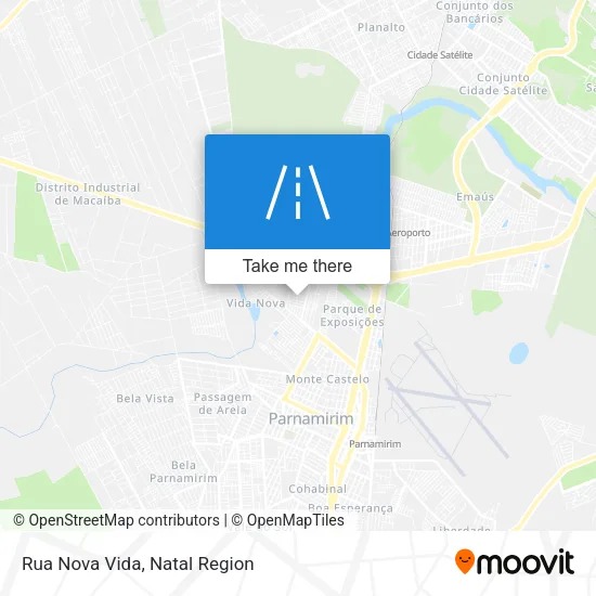 Rua Nova Vida map