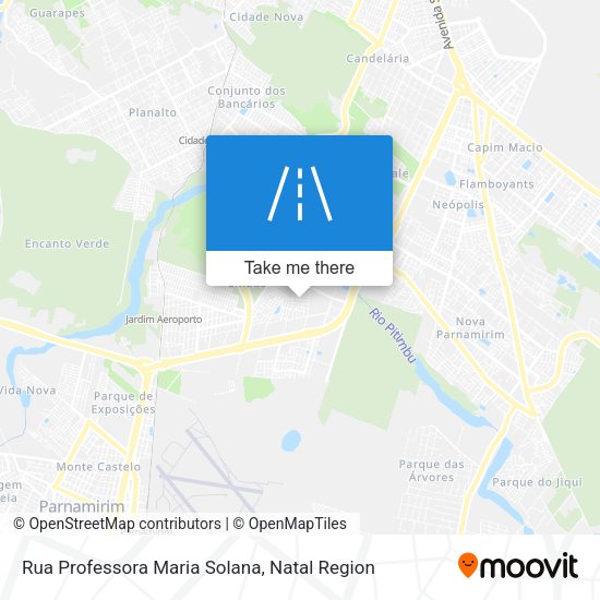 Rua Professora Maria Solana map