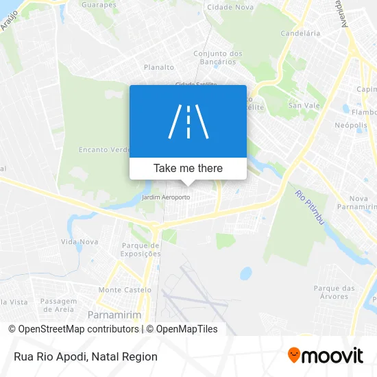 Rua Rio Apodi map