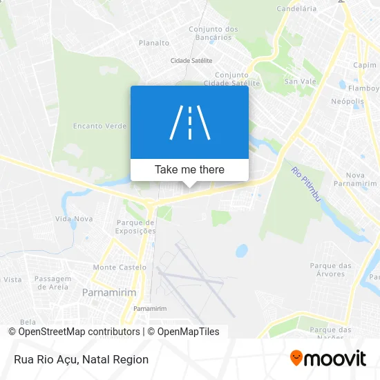 Rua Rio Açu map