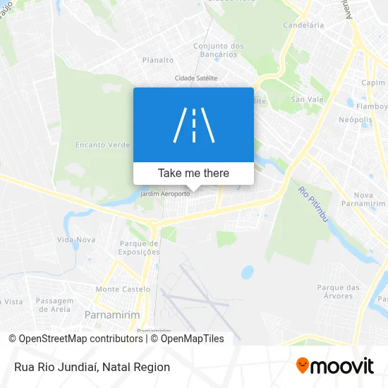 Rua Rio Jundiaí map