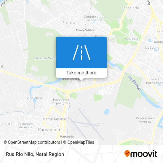 Rua Rio Nilo map