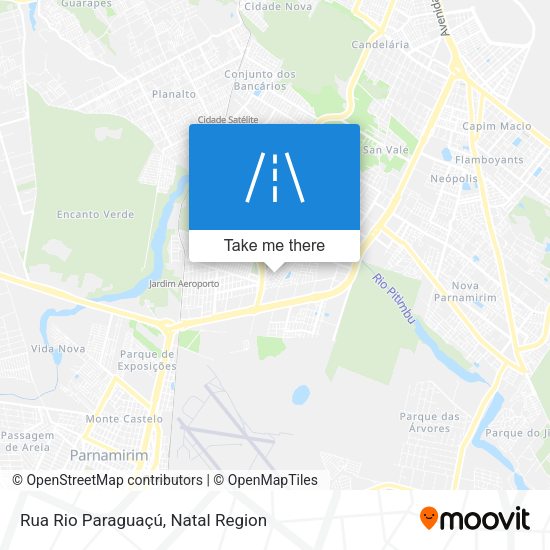 Rua Rio Paraguaçú map