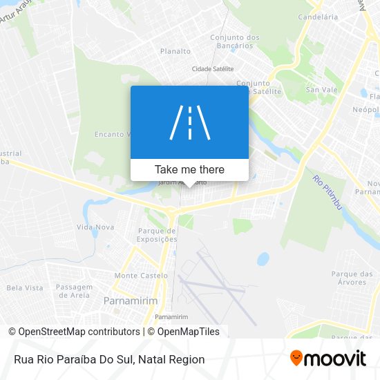 Rua Rio Paraíba Do Sul map