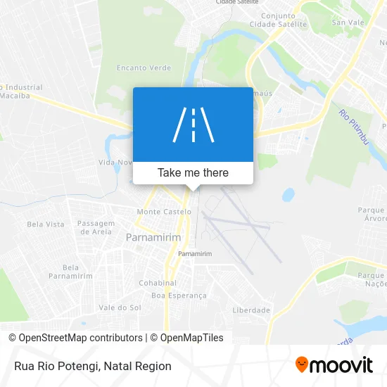 Rua Rio Potengi map
