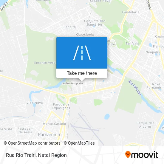 Rua Rio Trairi map