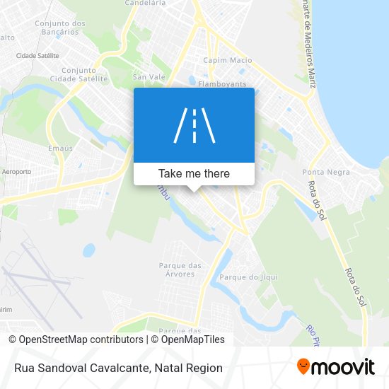 Rua Sandoval Cavalcante map