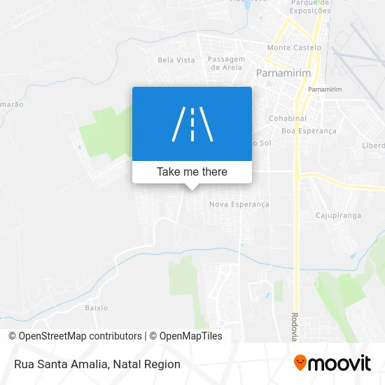 Rua Santa Amalia map