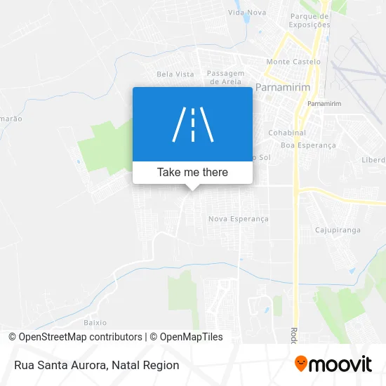 Rua Santa Aurora map