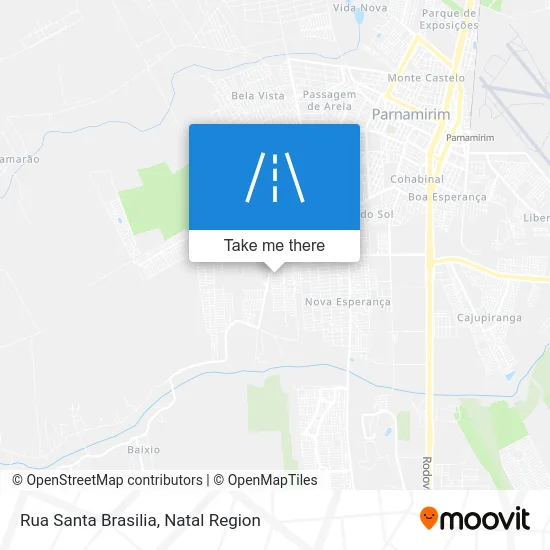 Rua Santa Brasilia map