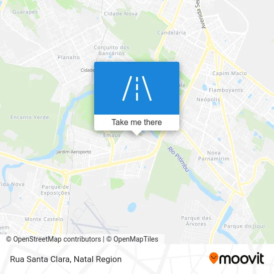 Rua Santa Clara map