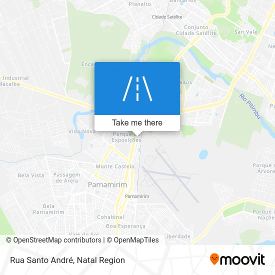 Rua Santo André map