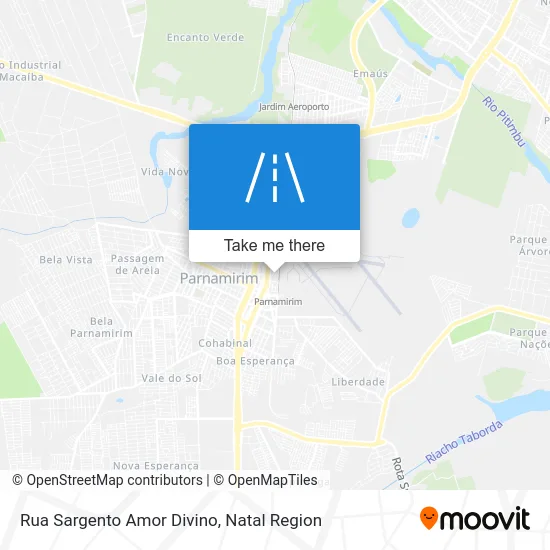 Rua Sargento Amor Divino map