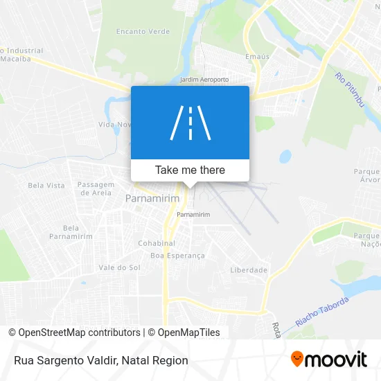 Rua Sargento Valdir map