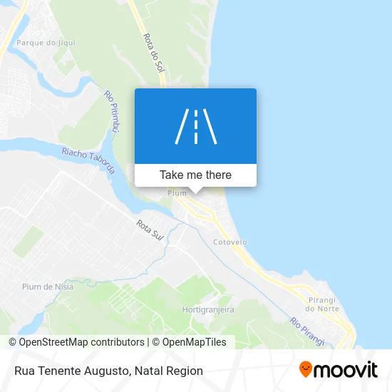 Rua Tenente Augusto map