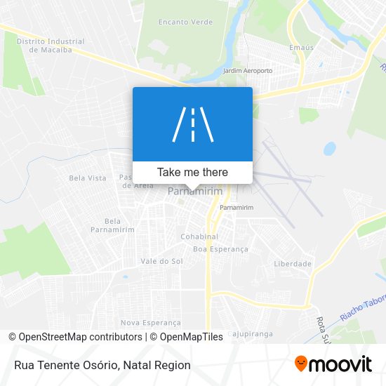 Rua Tenente Osório map